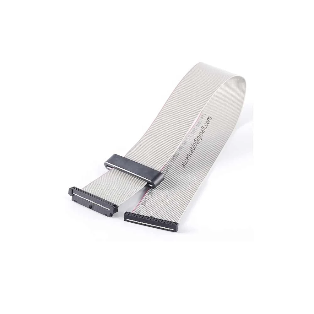 1.27IDC плоский кабель Ассамблей, UL2651 28awg 1,27 мм Шаг 34pin