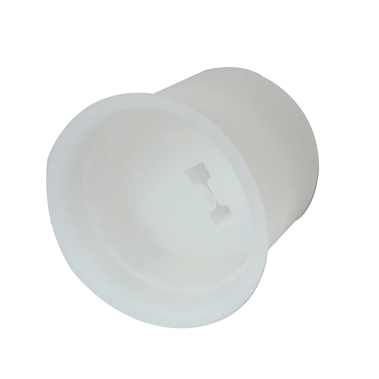 Food grade DIY custom logo single Polar bear shape ice cube maker silicone ice cream ball mold with cover