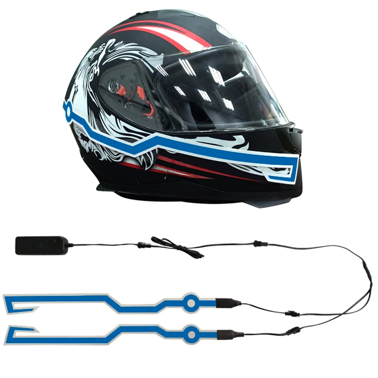 
security bicycle riding el light helmet tape el safety helmet 