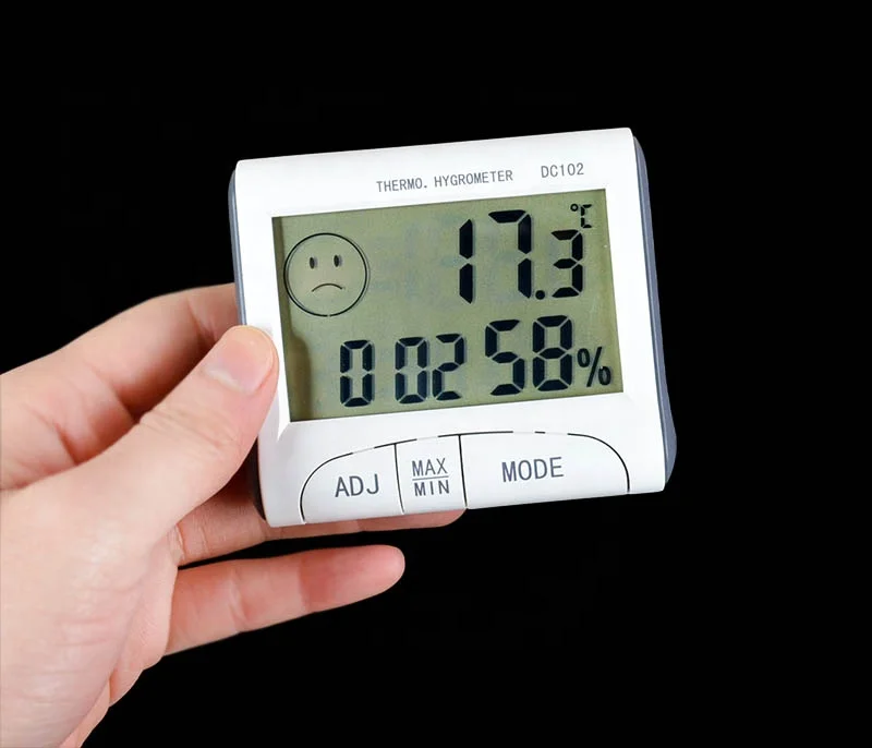 Лидер продаж комнатный электронный измеритель температуры и влажности с ЖК-дисплеем цифровой термометр гигрометр