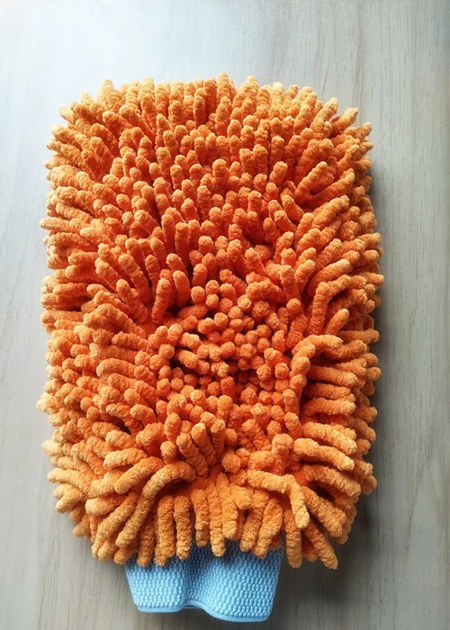 
Best selling XL Microfiber two side chenille super absorbency car wash cleaning mitt glove 