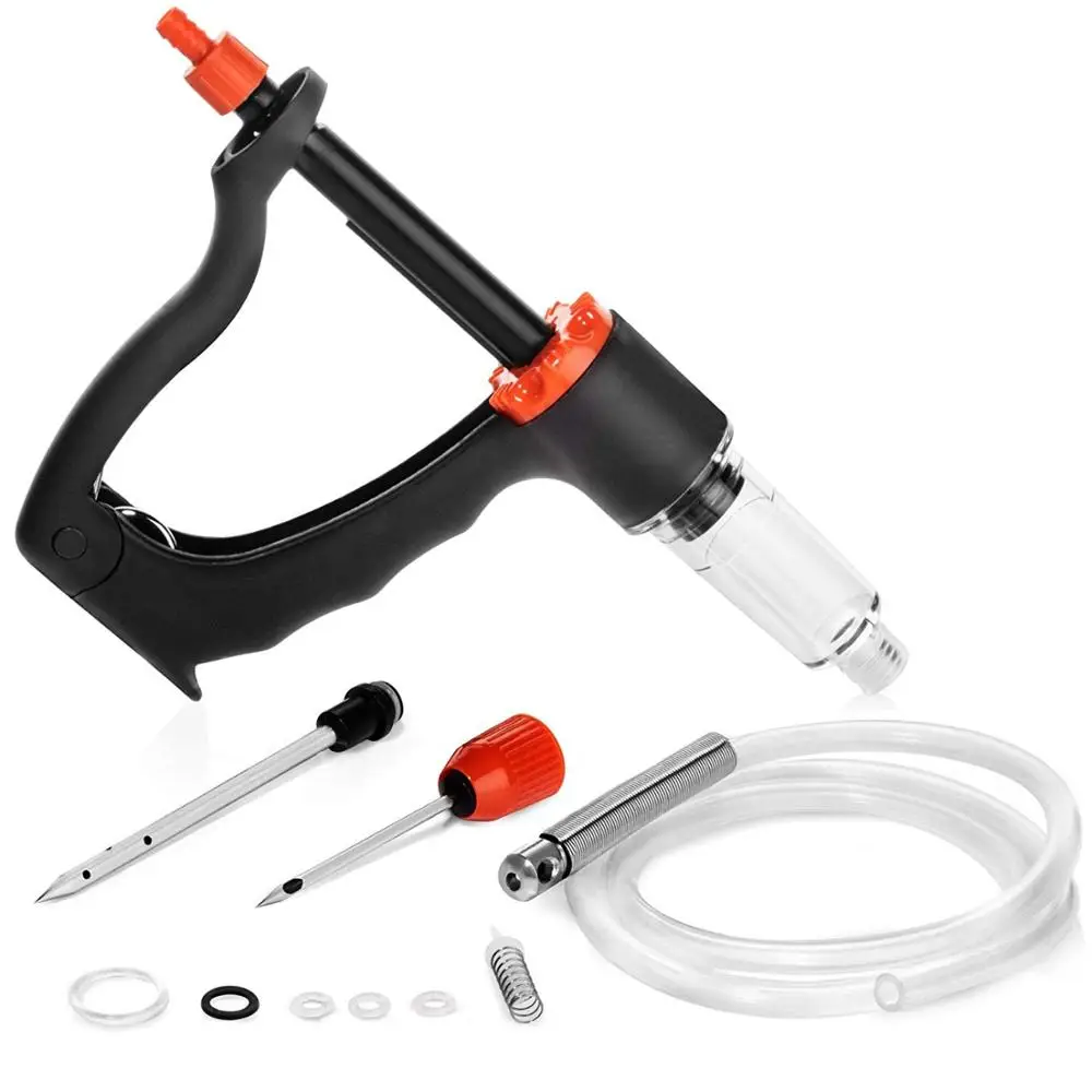 professional meat injector gun type with 15ml capacity
