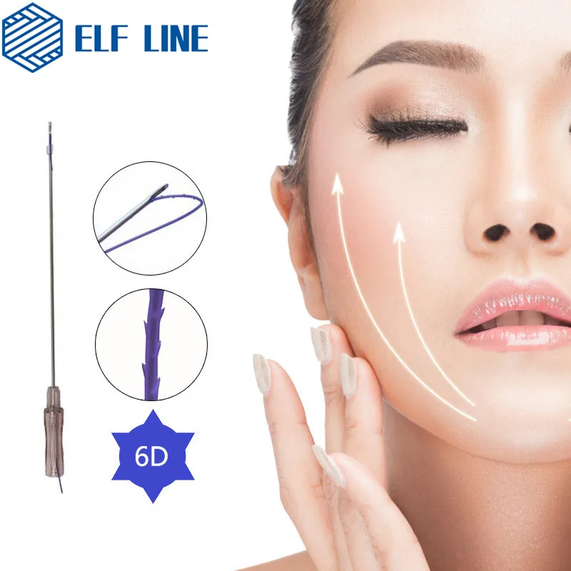 korea manufacturer 360 screw cog blunt needle cannula thread lift face lift pdo 19g 70mm