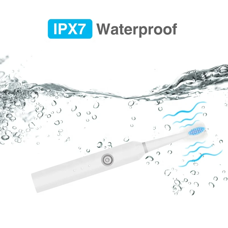 Электрическая зубная щетка PT1S для взрослых, автоматическая ультразвуковая Водонепроницаемая перезаряжаемая, с вибрацией, зарядка через USB, оптовая продажа