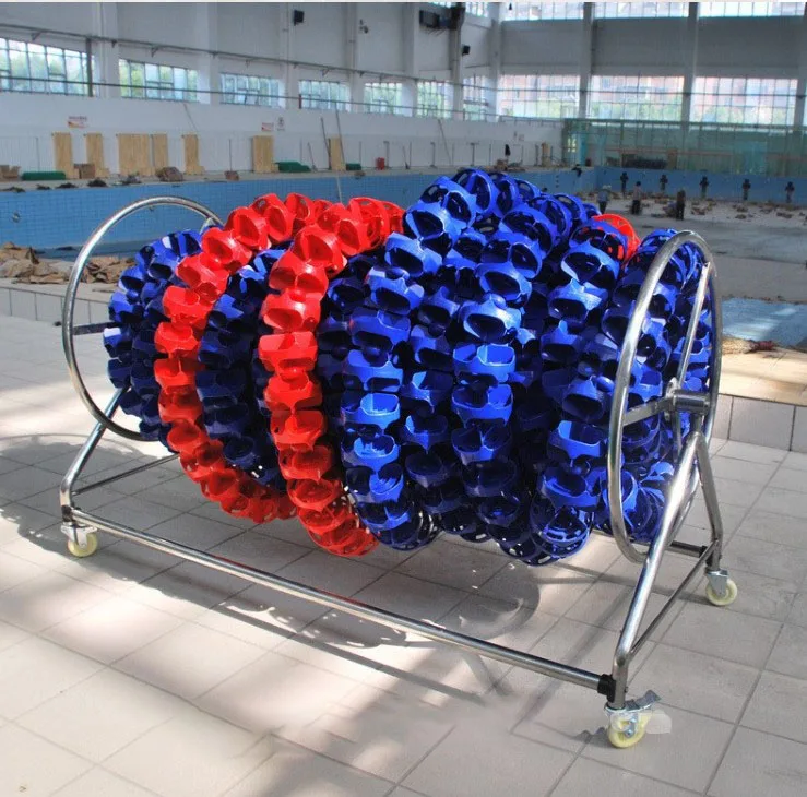 High quality stainless steel  material Float Line Roller, Swimming Pool Lane Rope Reel