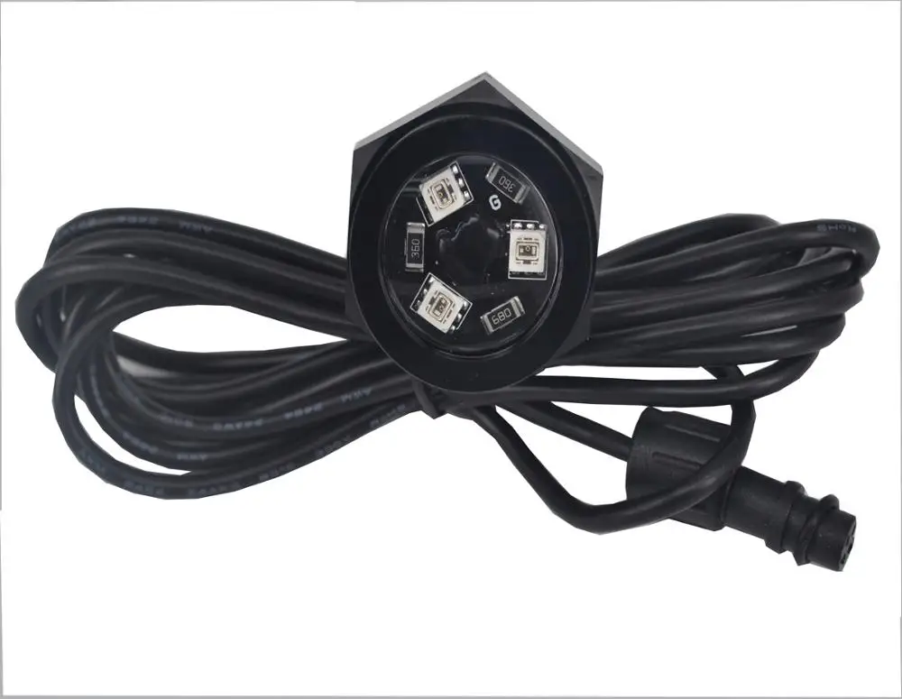 9 Вт нержавеющая бронза Морская Лодка Яхта светодиодная сливная пробка белый Подводный