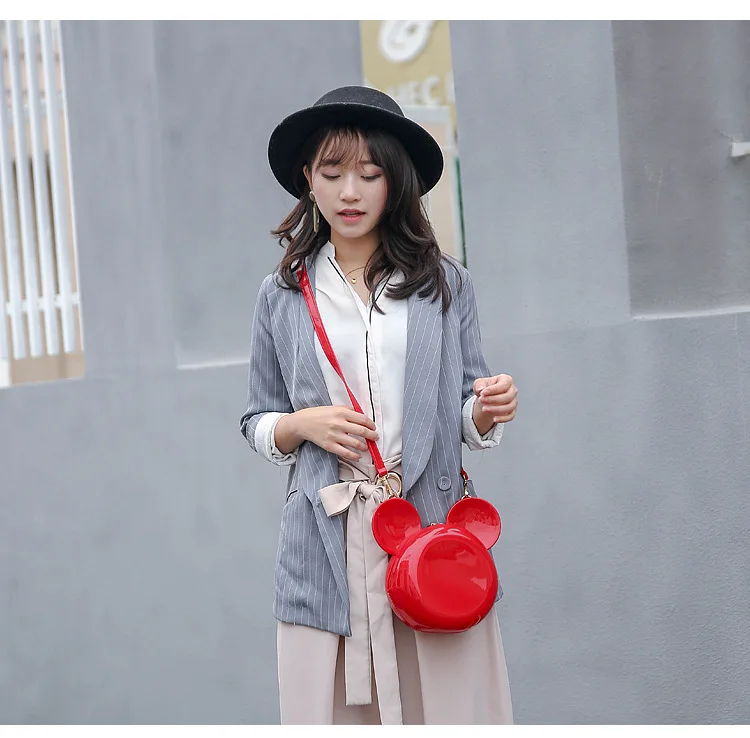 Wholesale New Arrival Mini Mouse women Bag Girls Fashion Big ears Candy bag PVC Messenger Bag