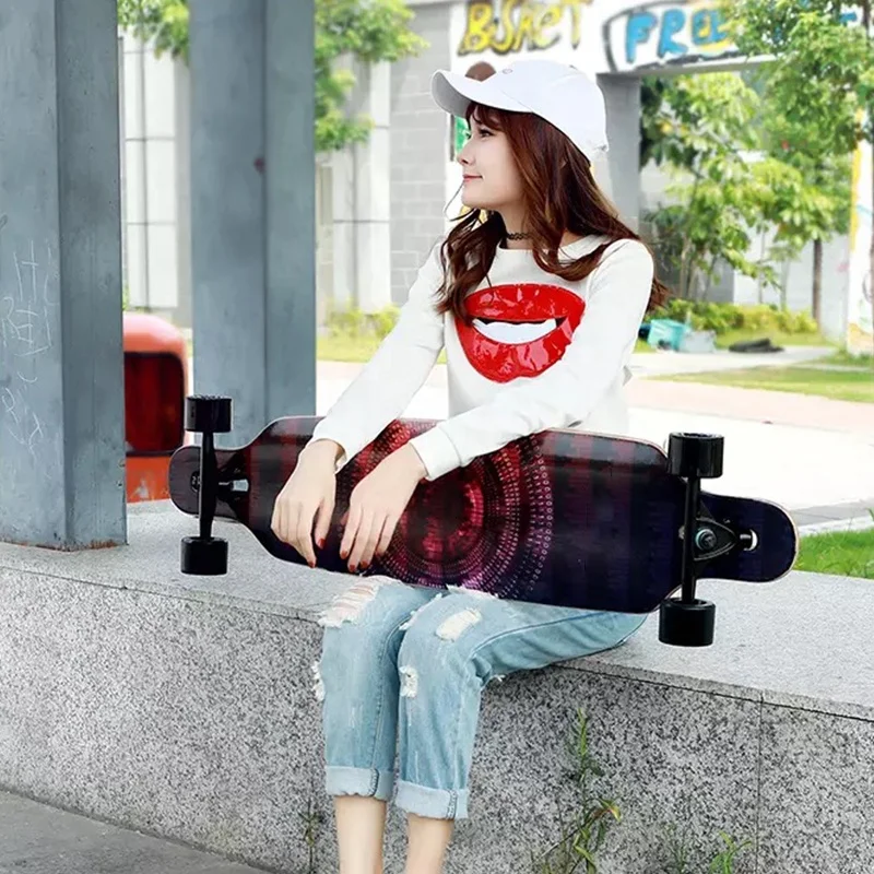 Samples waterproof custom grip tape longboard complete skateboard from China