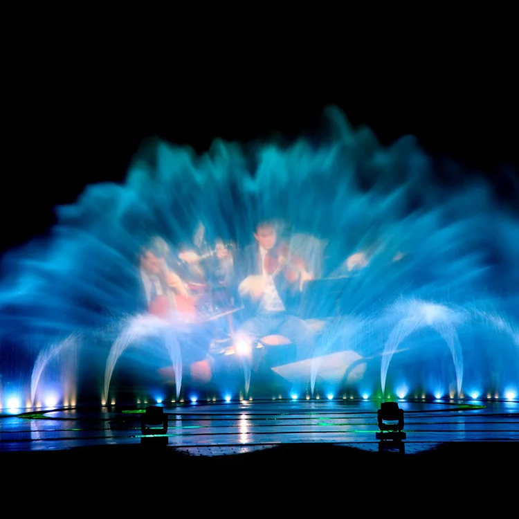 FREE DESIGN Hot Sale Outdoor Lake Music Dancing Water Screen Movie Fountain