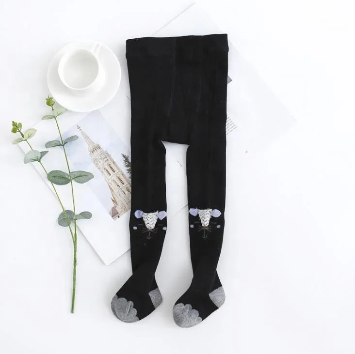 Cartoon cotton baby dance socks new design baby tights
