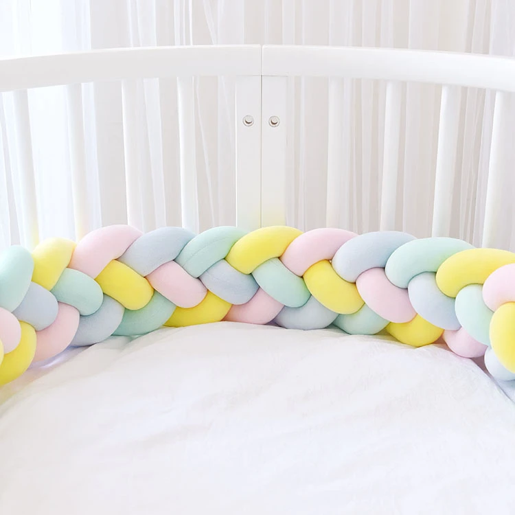 Amazon hot sales newborn Breathable Baby braided Bumper