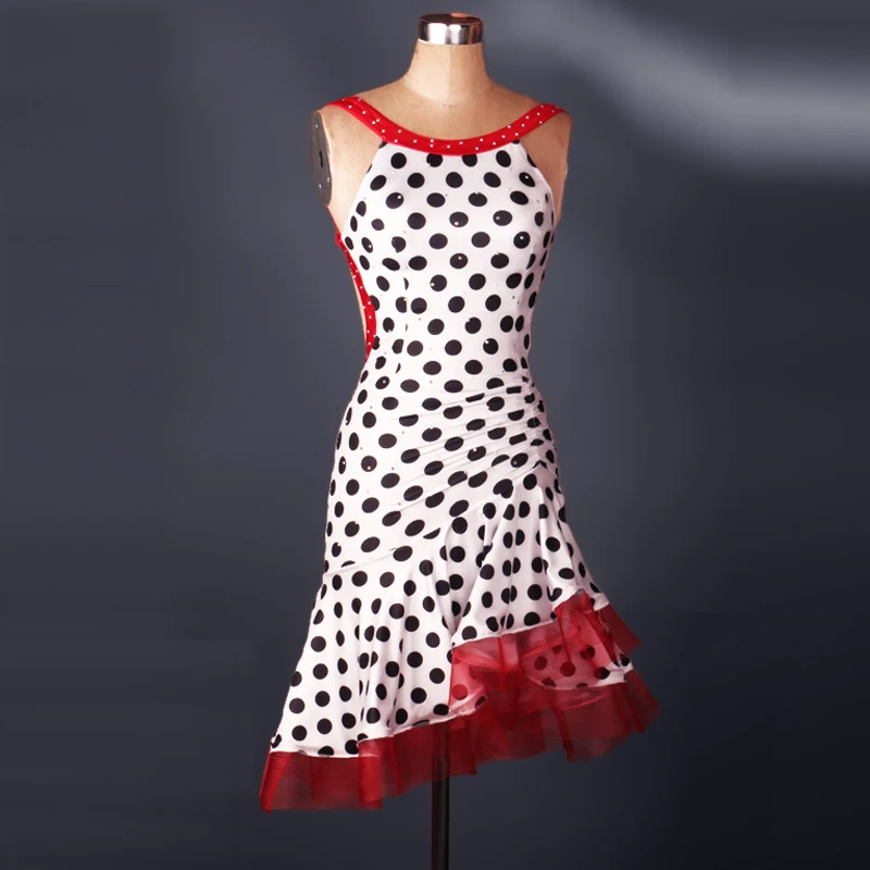 2019 Hot Sale Sexy Women Girls Performance Competition Wear Samba Latin Dance Dress