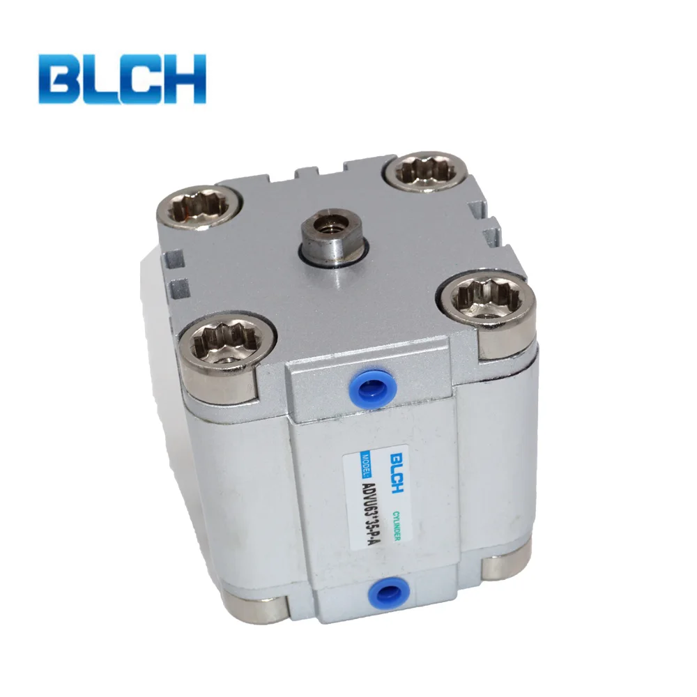 Ali Baba Online Store ADVU pneumatic cylinder double shaft rod double acting penumatic air cylinder