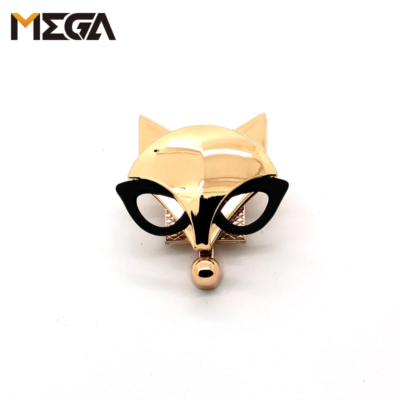 High Quality Custom Metal Handbag Twist Turn Hardware Bag Metal Lock Purse Parts Handbag Lock