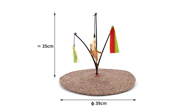 Leyou Pet new design cat scratcher toys sisal cat scratcher cat scratching mat