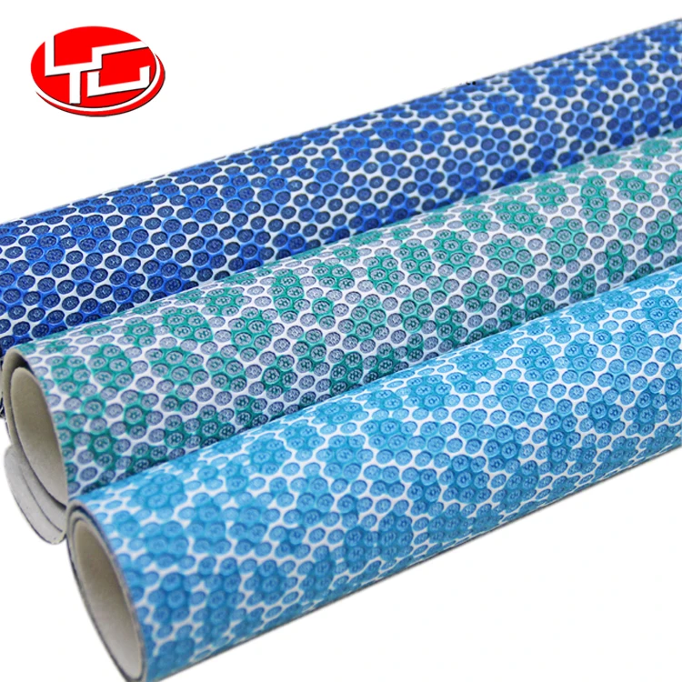 Online wholesale printing pattern glitter fabric leather shiny