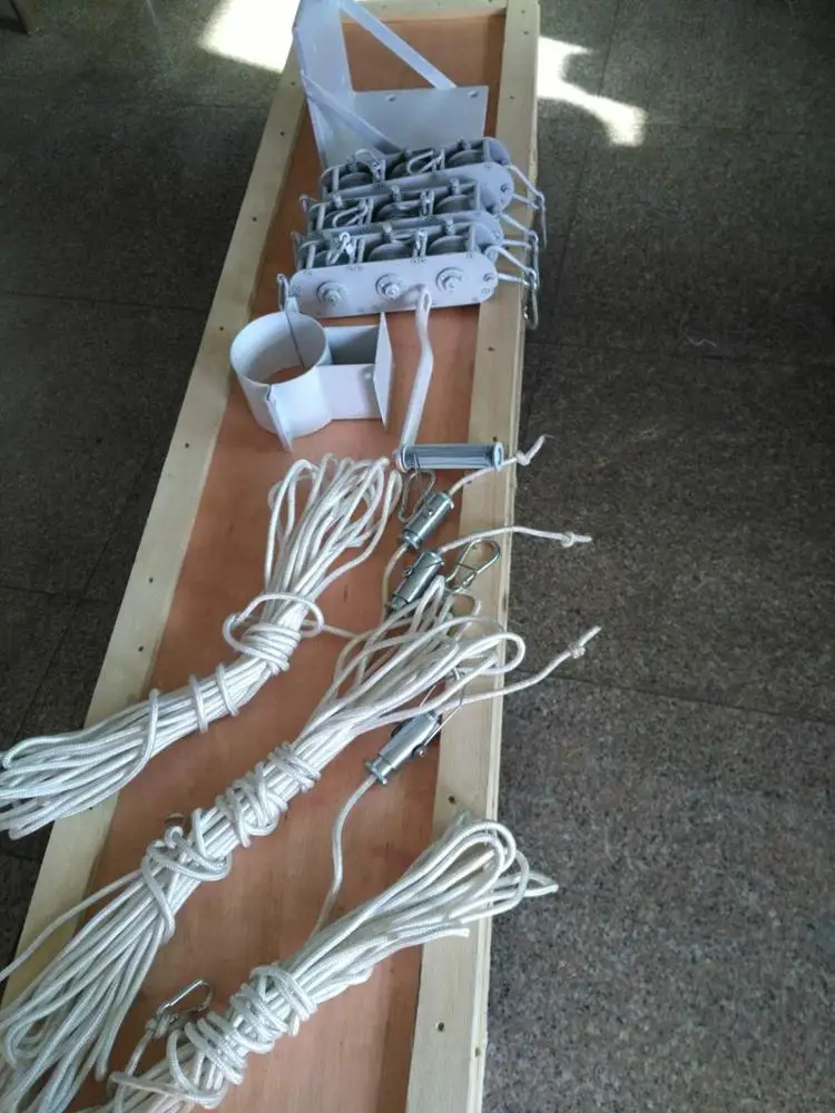 6m 9m 12m meteorological monitoring equipment mounted Telescopic tower Winch up Mast