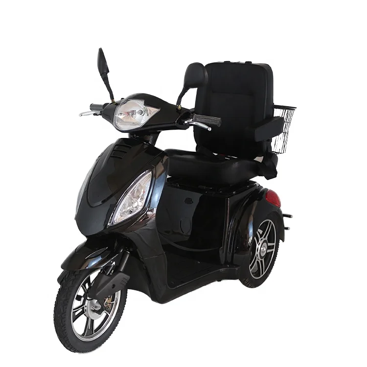 Trade Assurance 3 Wheel Electric Scooters Indoor Handicapped Scooter Pedal Passenger Tricycle