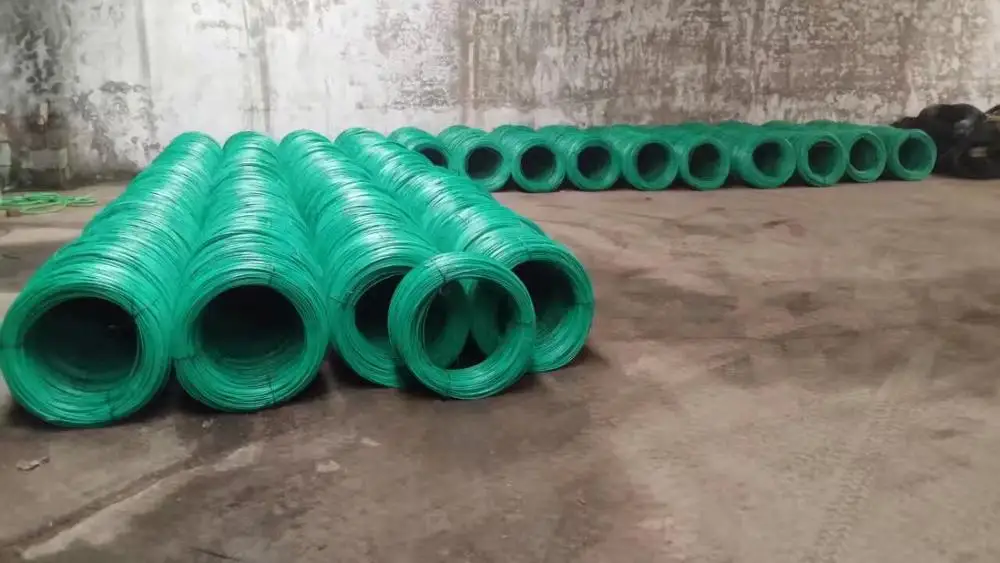 Стальной проволоки с пластиковым покрытием