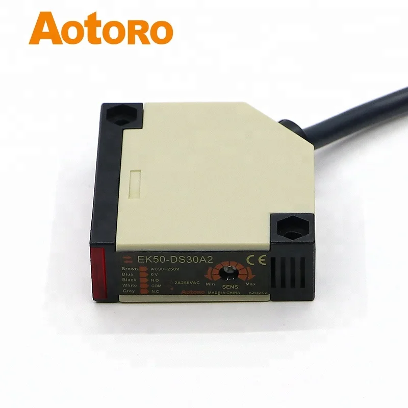 transducer E3JK-DS30M2 diffuse type photoelectric beam sensor reflective