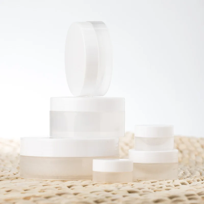 
Hot selling 5 grams 30 ml 50g frosted PP plastic cosmetic jar 