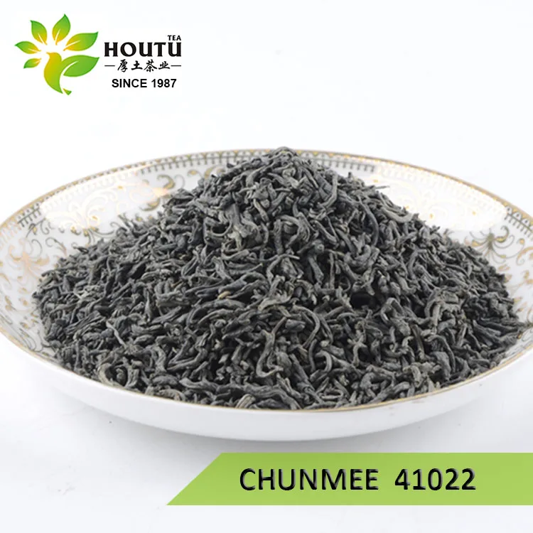 Organic Green Tea from China Mali Guinea Chunmee 41022 4011 Loose Tea Powder Healthy Slimming in Bulk Bag Box Packaging