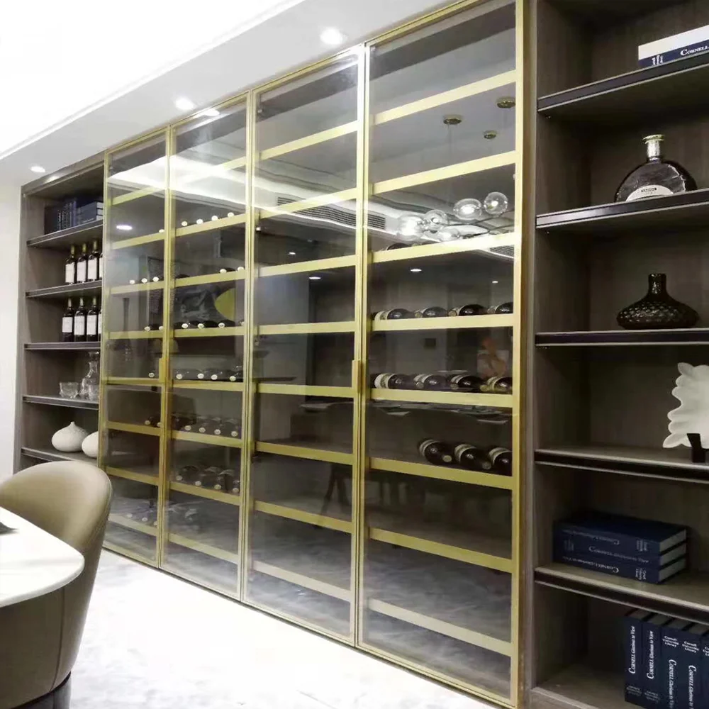 Manufacturer Customize Door Closet Doors With Tempered Glass