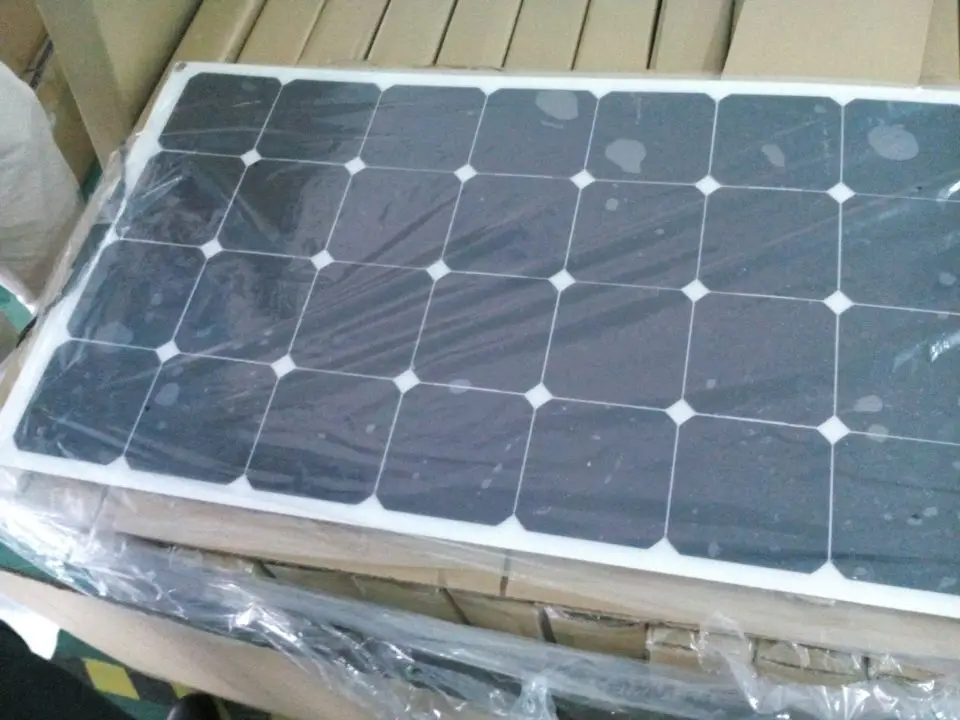 100w sunpower flexible solar panel high quality solar cell for boat and car , home use solar power system