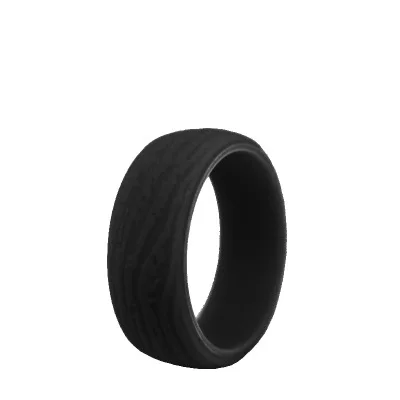 8.7mm Silicone Wedding Ring Band Bark Texture Rubber for Men Size 7 to 14 Sport Ring Channel Setting Bezel Setting Dome,trendy