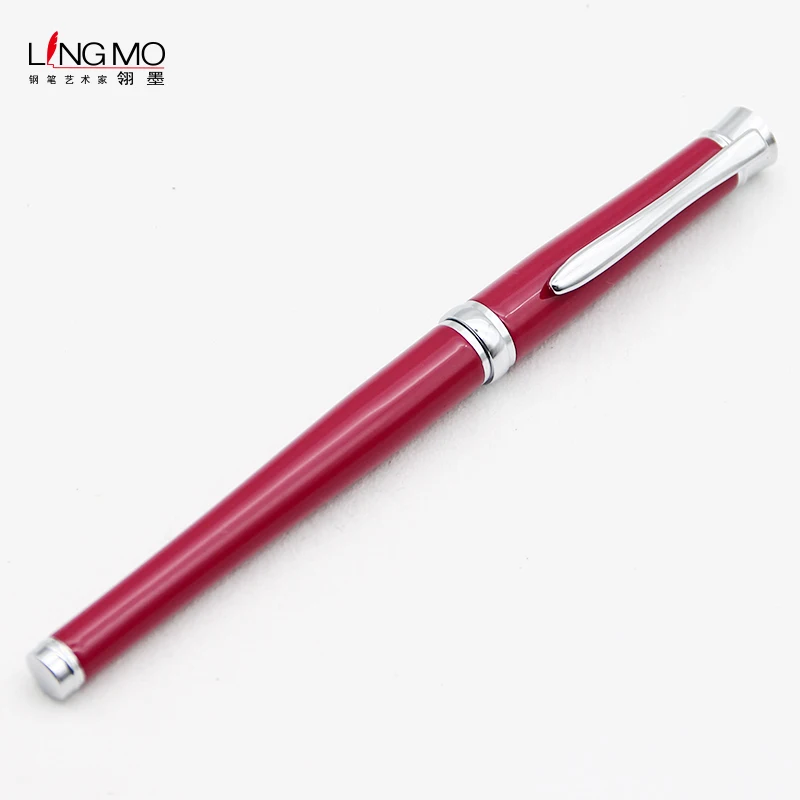 Lingmo Luxury Gift Personalised Metal Fountain Pen with Custom Logo OEM Design Pen