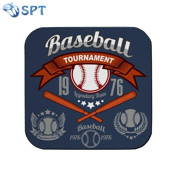 Custom sublimation blank mouse pad rubber mousepad printing white mouse pad round blank mousepad for sublimation