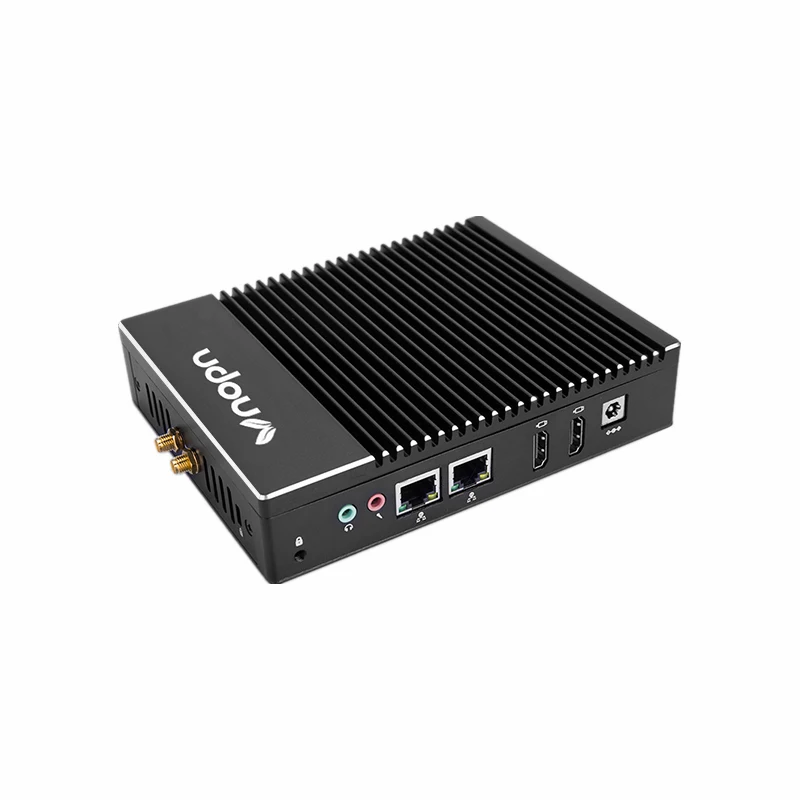 Big Sale Fanless Minipc Dual LAN Portable 12V 8G RAM 500GB HDD Mini PC Computer