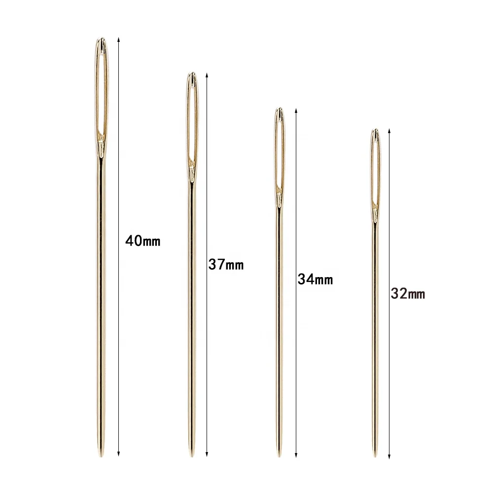 22# 24# 26# 28# Hong Mei Blunt Head Needle Gold-plated Cross Stitch Needle