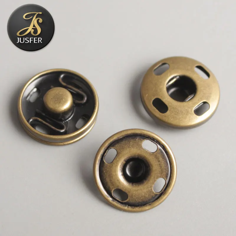 Wholesale 15mm Round Press Snap Fastener Snap Button for Jacket