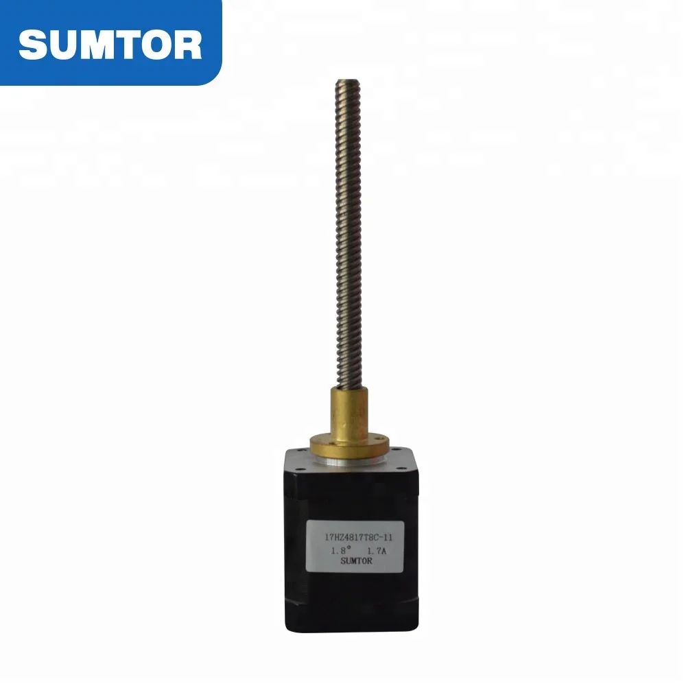 Квадрат 42x48 мм с резьбой, нема 17, линейный шариковый ходовой винт, невыпадающий