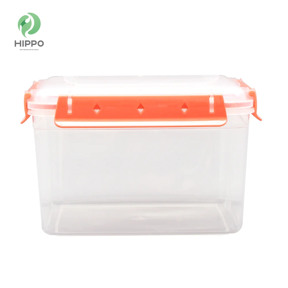 Square custom airtight food container set with lid