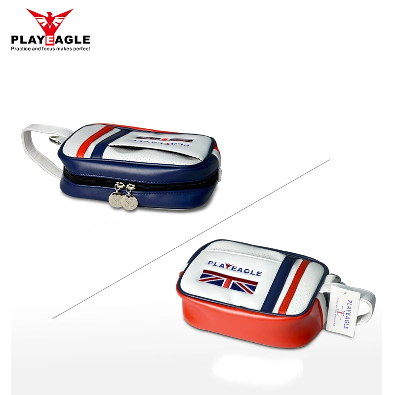 Wholesale PU Material Larger Capacity Mini Golf Ball Pouch Bag