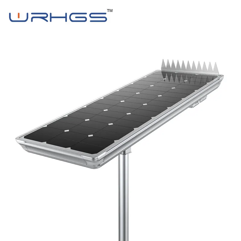 
microwave sensor integrated solar street light outdoor 200w 80w 100w 50w 30w led lamp with adjustable amr 