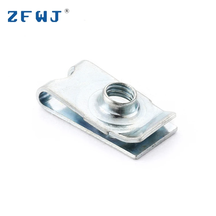 Wholesale fasteners metal nut cilp spring steel u clips