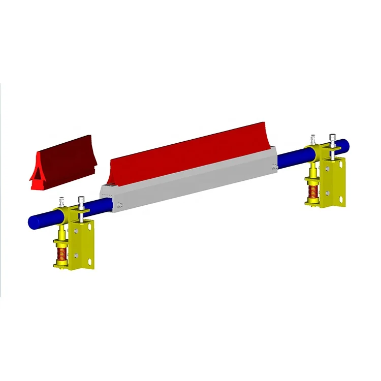Adjustable Cleaning Brush Belt Cleaner For Polyurethane Conveyor