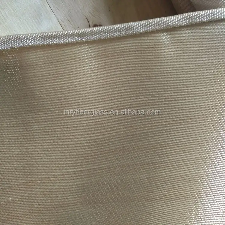 Anti-burning Insulating Satin Weave  Fiberglass Cloth/Fabric Roll for industry use