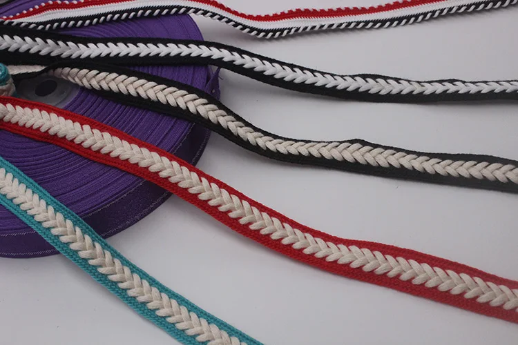 wholesale best price Double coloured cotton lace