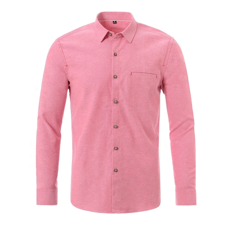 
Custom men fitness exford cotton fabric long sleeve dress shirts with logos 