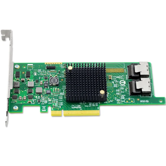 SAS/SATA UNICACA AS2308R 6Gbps Control Board Chipset PCIe3.0 X8 LSI 2308 Raid0/1/10 8port
