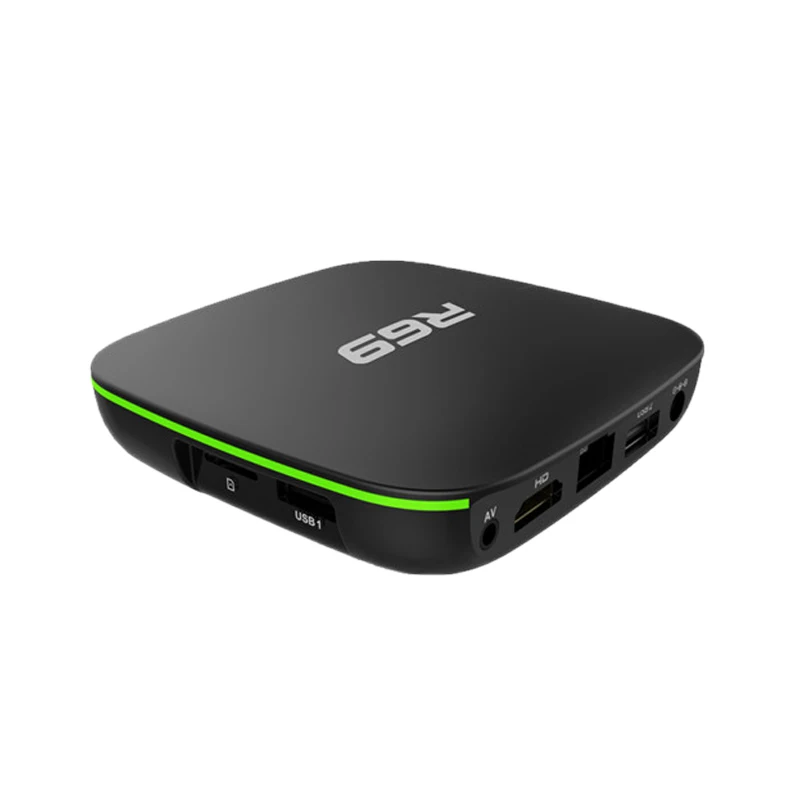 2019 cheapest tv box 1gb 8gb android 7.1 Allwinner H3 android tv box  R69 with factory price