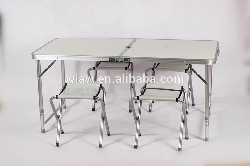
Portable Picnic folding table and chair set 