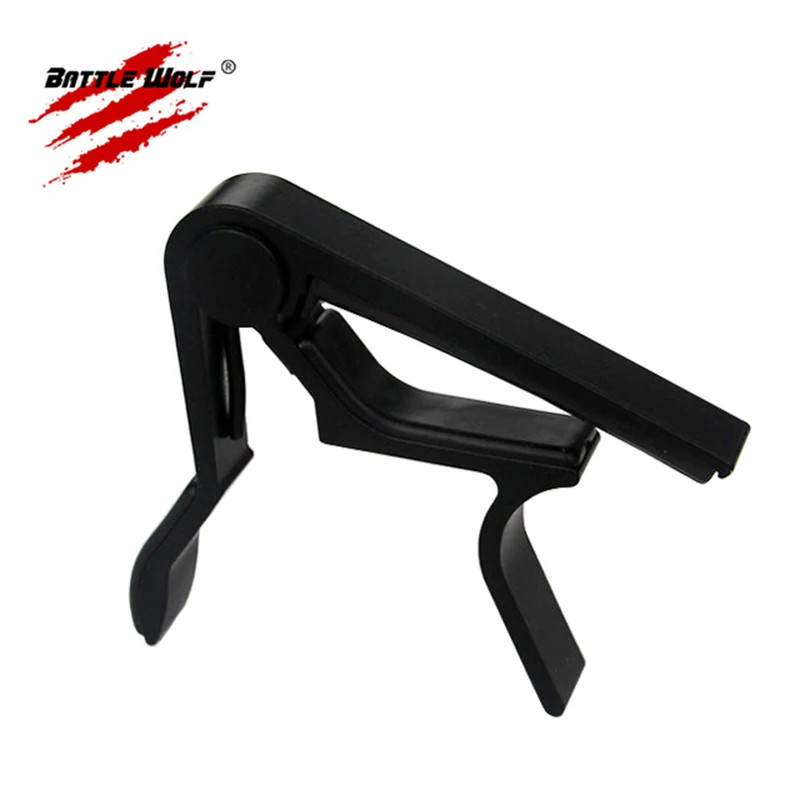 High Quality Guitar Accessories Electric Set Cotton Acoustic Guitar Strap With Pick Holder Capo Metal Strap Lock