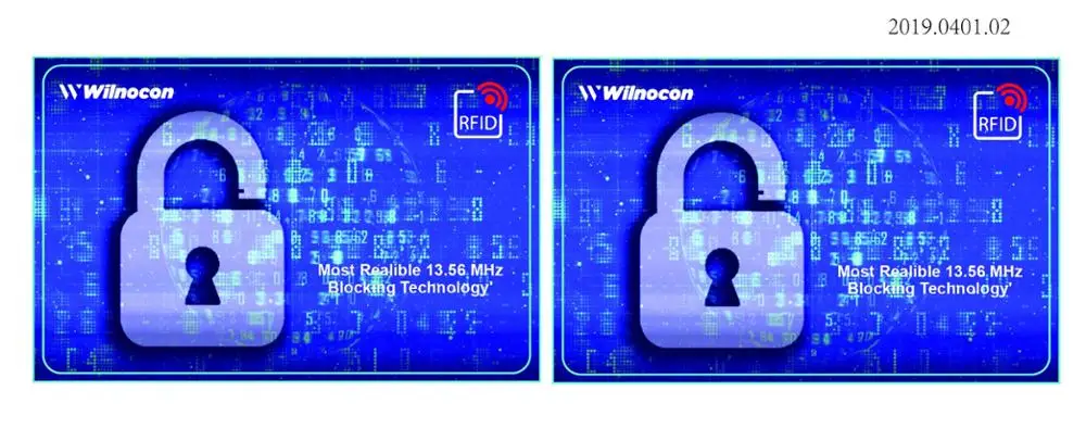 T5577/13.56MHZ RFID Blocking Card for Full Wallet Security