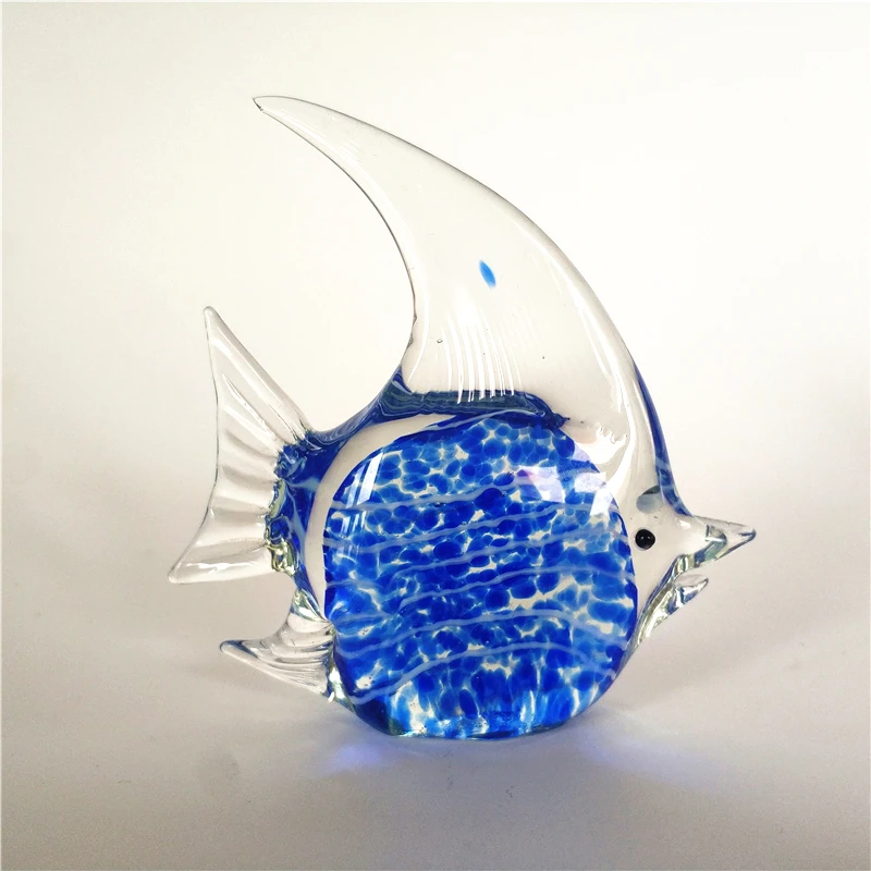 
BIG SALE fancy murano glass tropical fish sculpture 