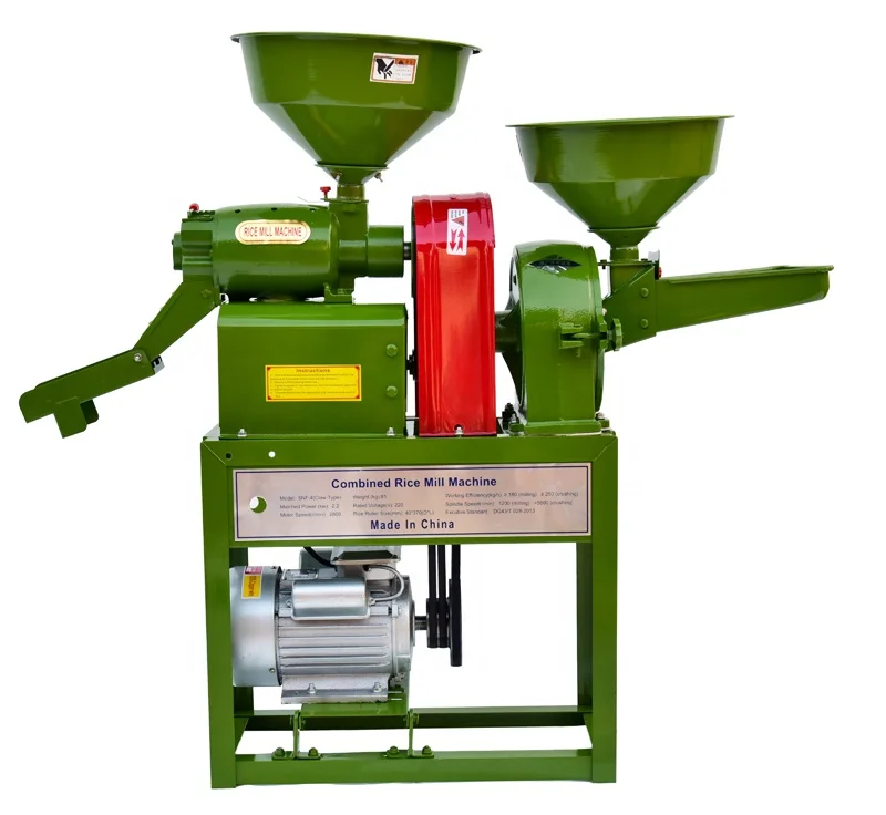 
Jinsong 2019 combined rice mill machine Mini Rice Mill and Pulvelizer 